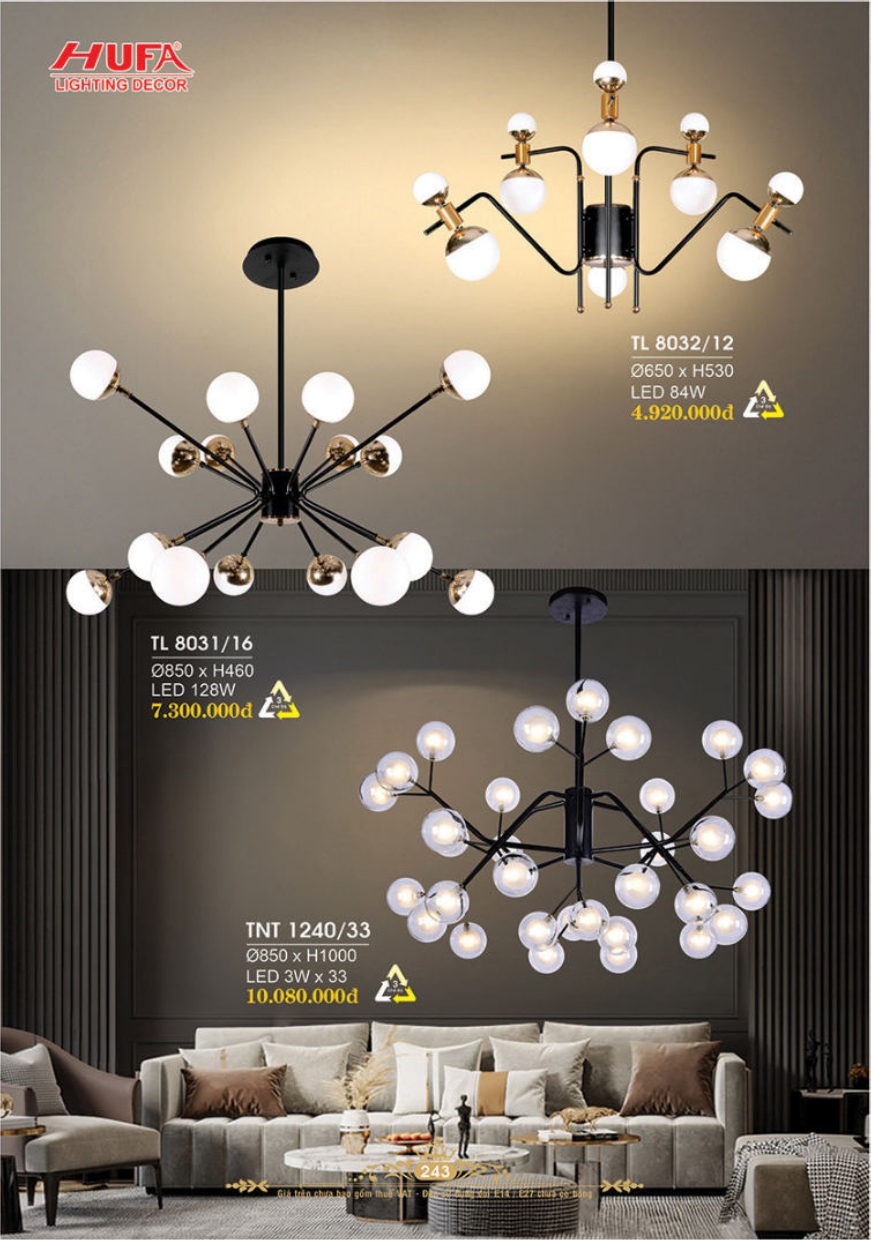 Bảng giá đèn trang trí HUFA